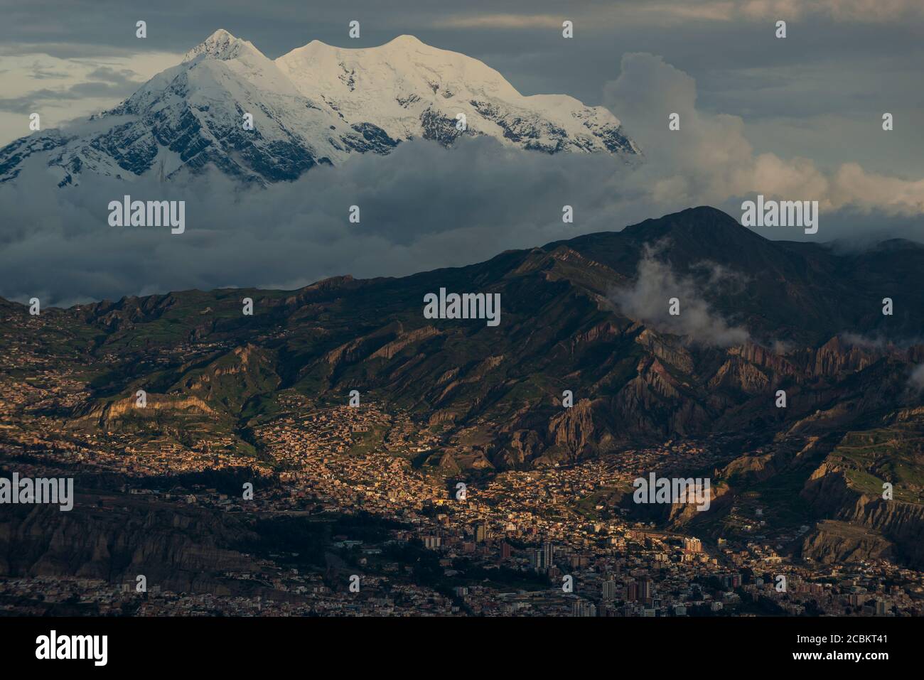 View of La Paz from El Alto, Bolivia, South America Stock Photo - Alamy
