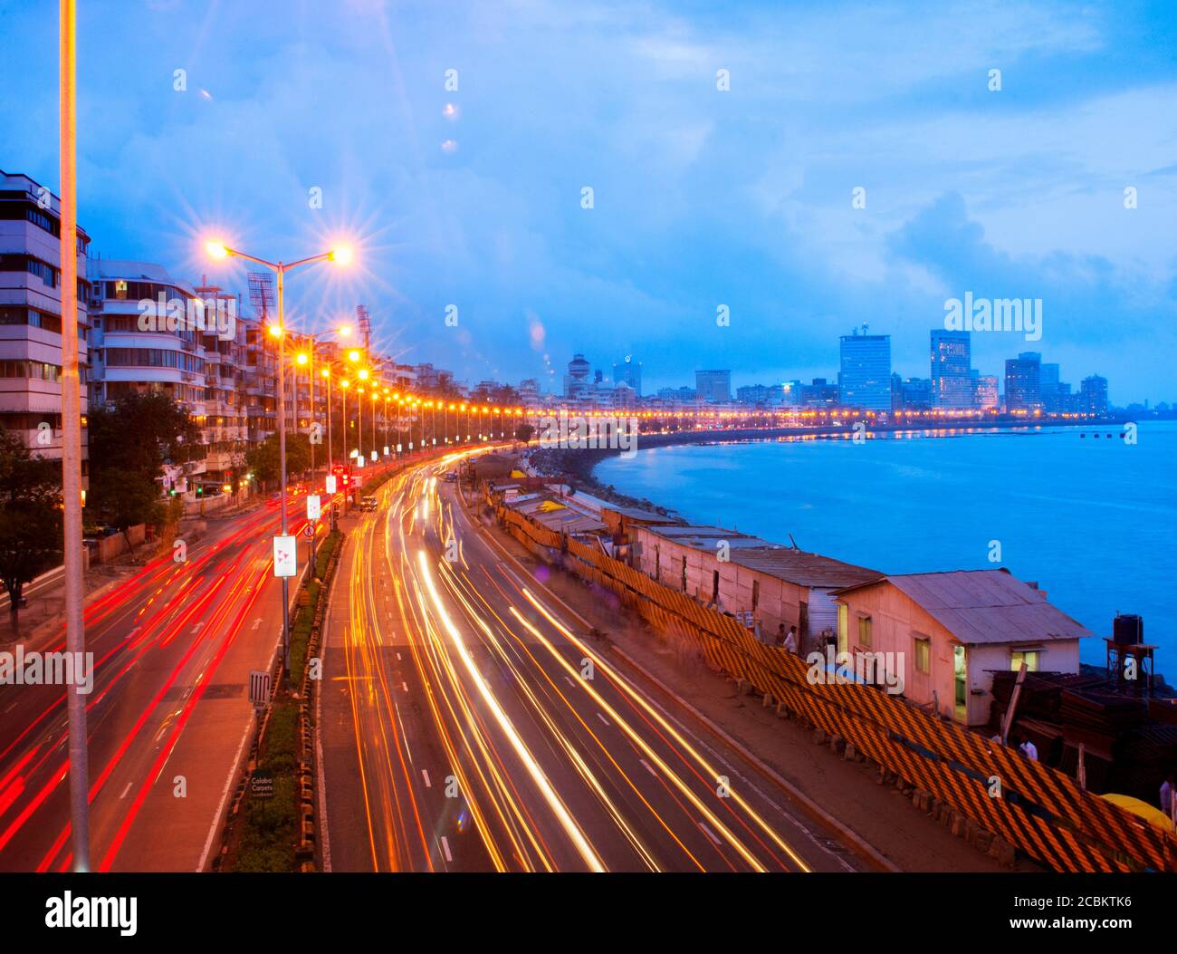 The queens necklace, mumbai, india hires stock photography and images