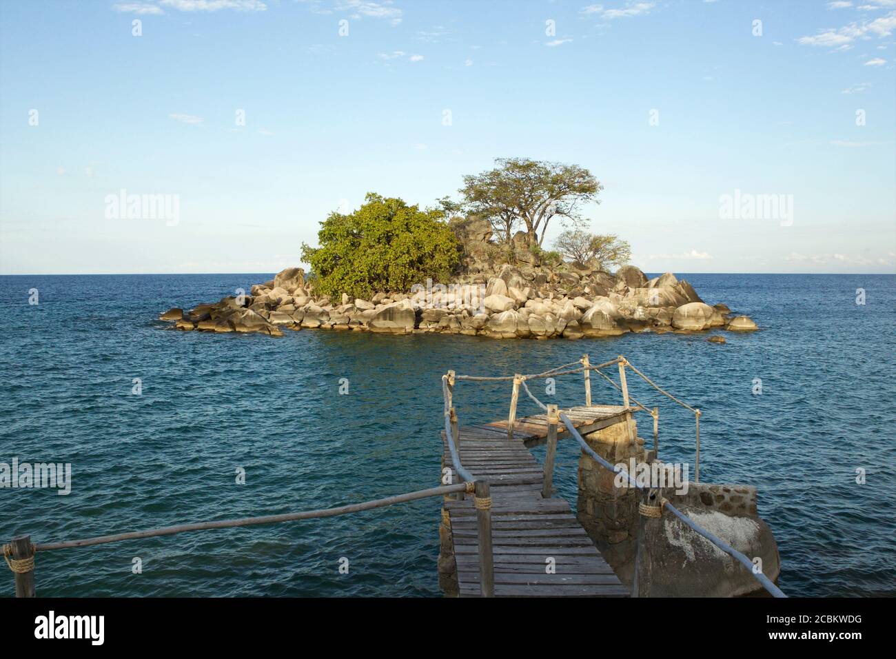 Lake Malawi at daytime, Malawi Stock Photo