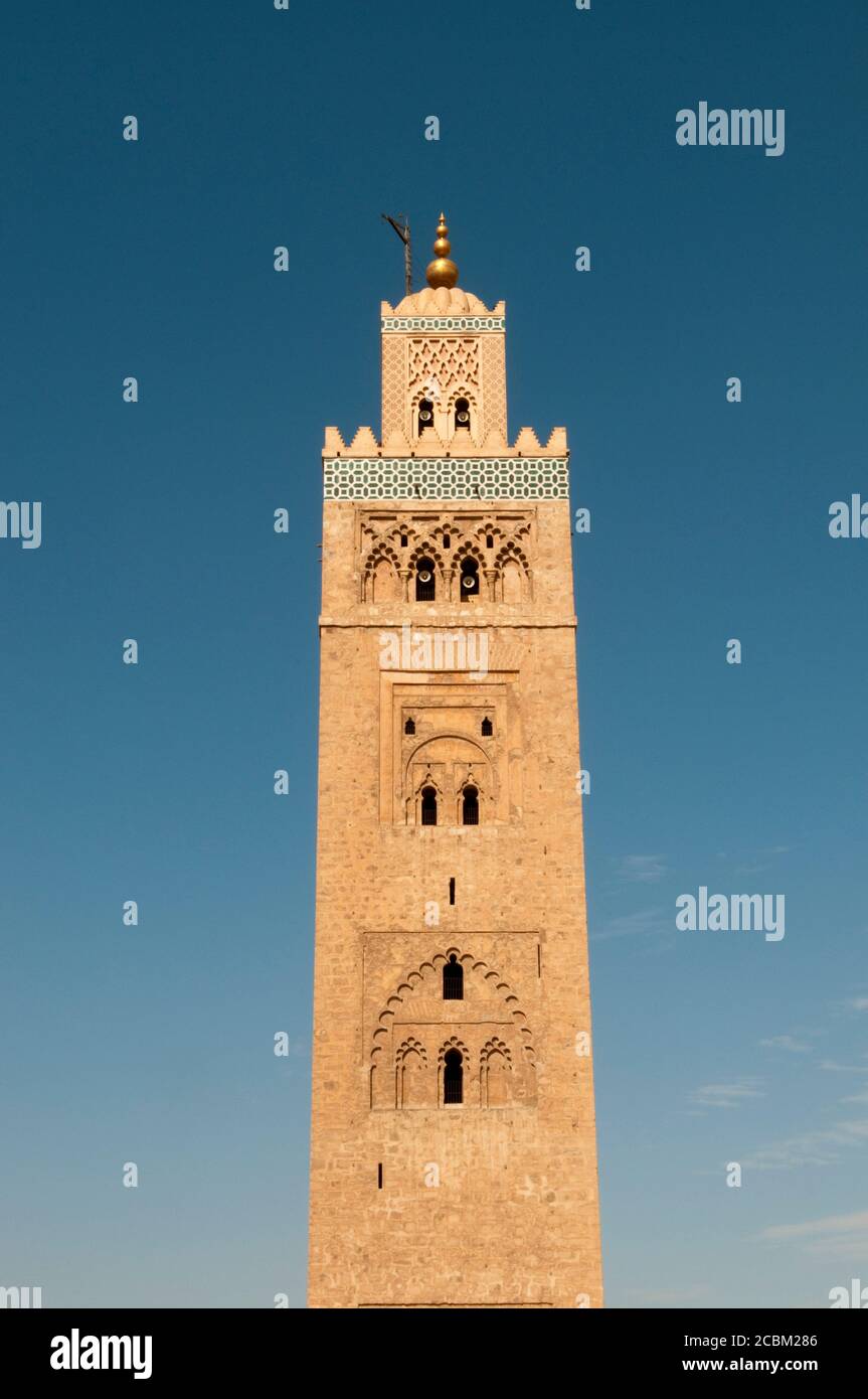 Koutoubia Mosque, Marrakech, Morocco Stock Photo