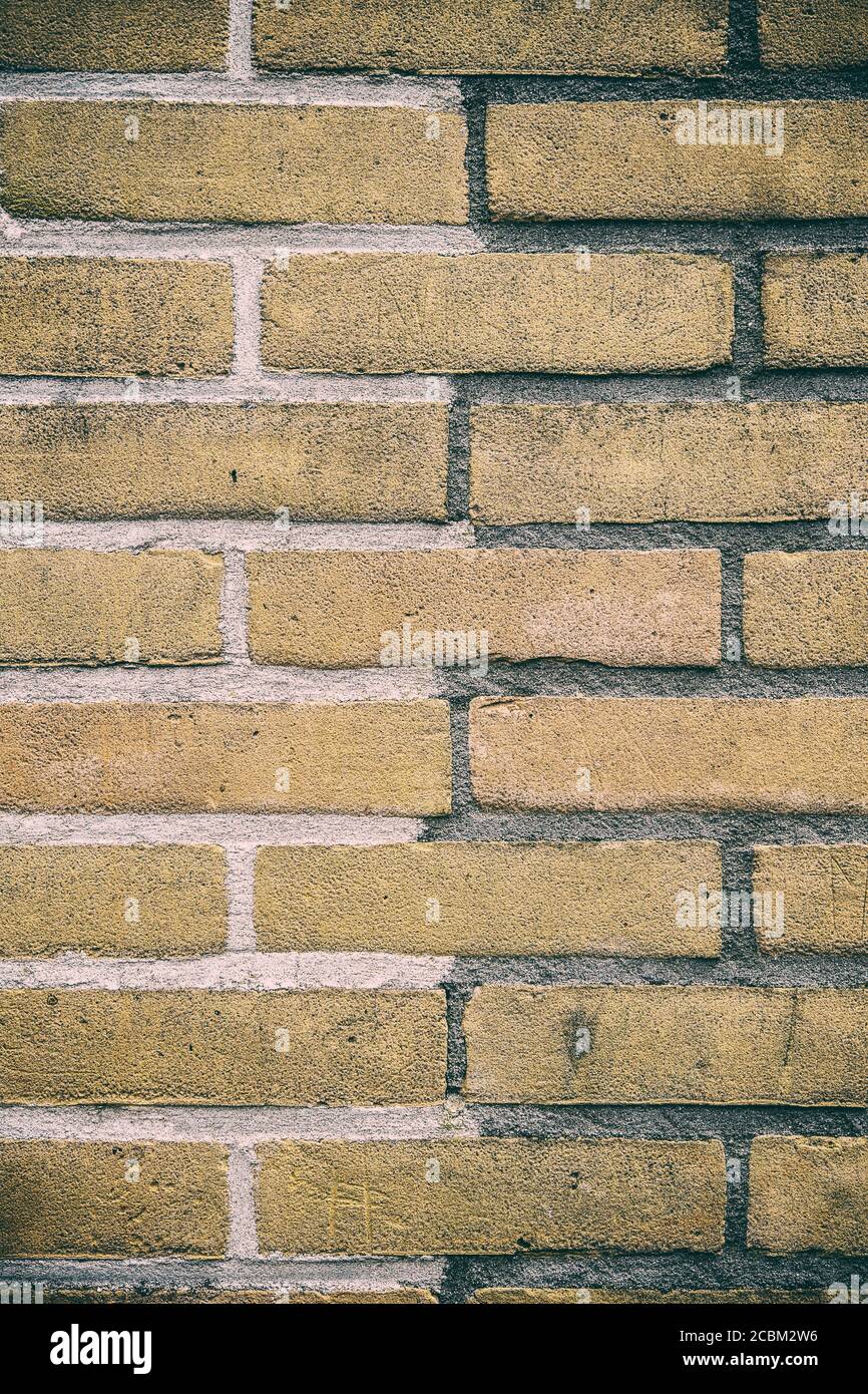Close-up of a brick wall Stock Photo