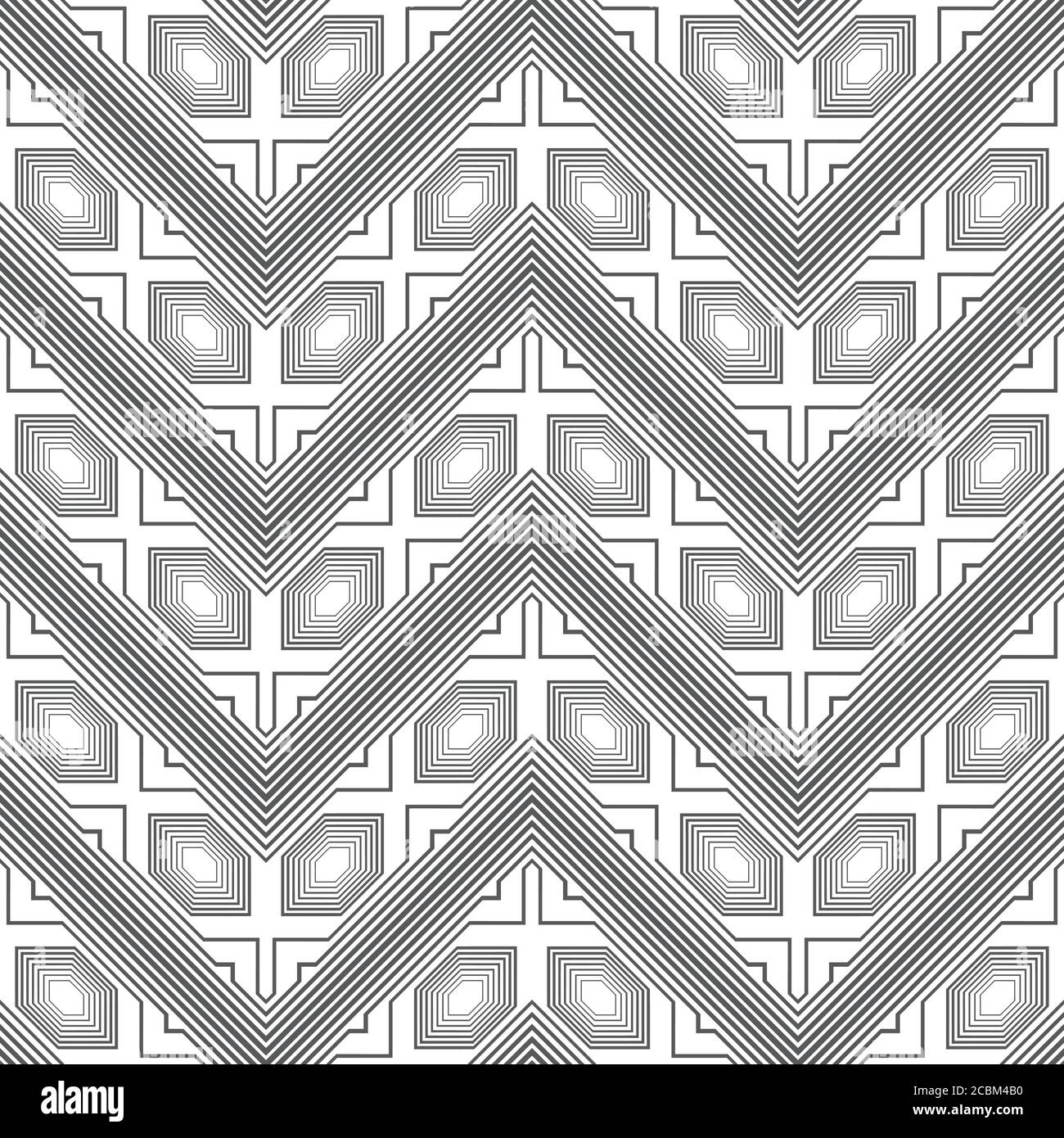 Vector seamless pattern. Stylish modern texture with constant ...