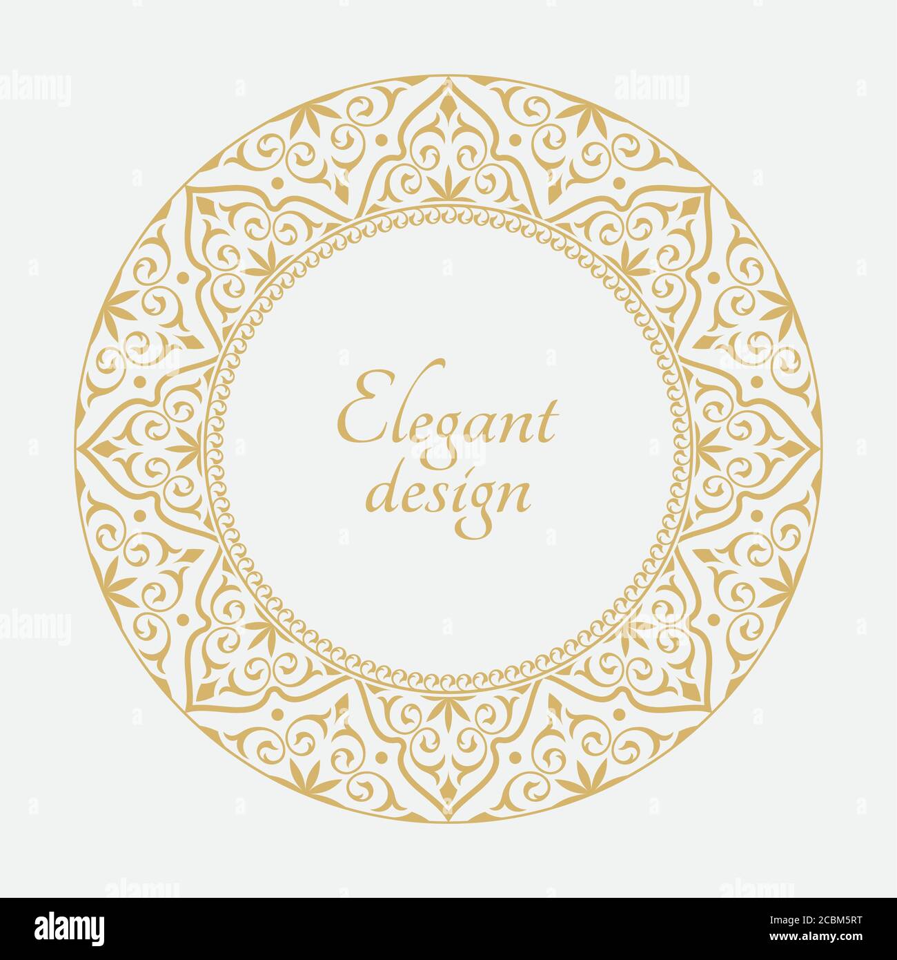 Classic round frame with ornament decor on transparent background PNG -  Similar PNG