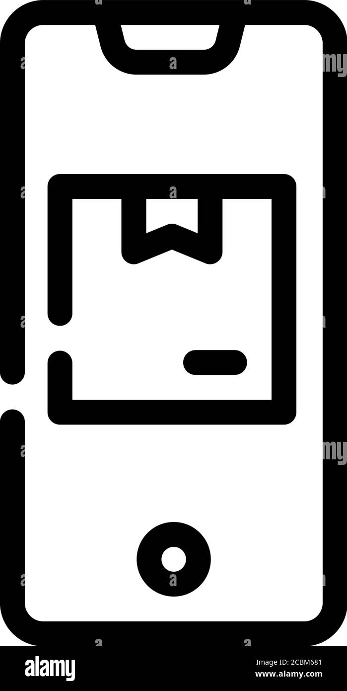 Delivery drone linear icon Black and White Stock Photos & Images - Alamy