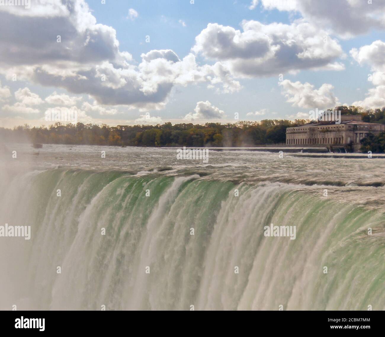 Niagara Falls via Ontario Canada Stock Photo