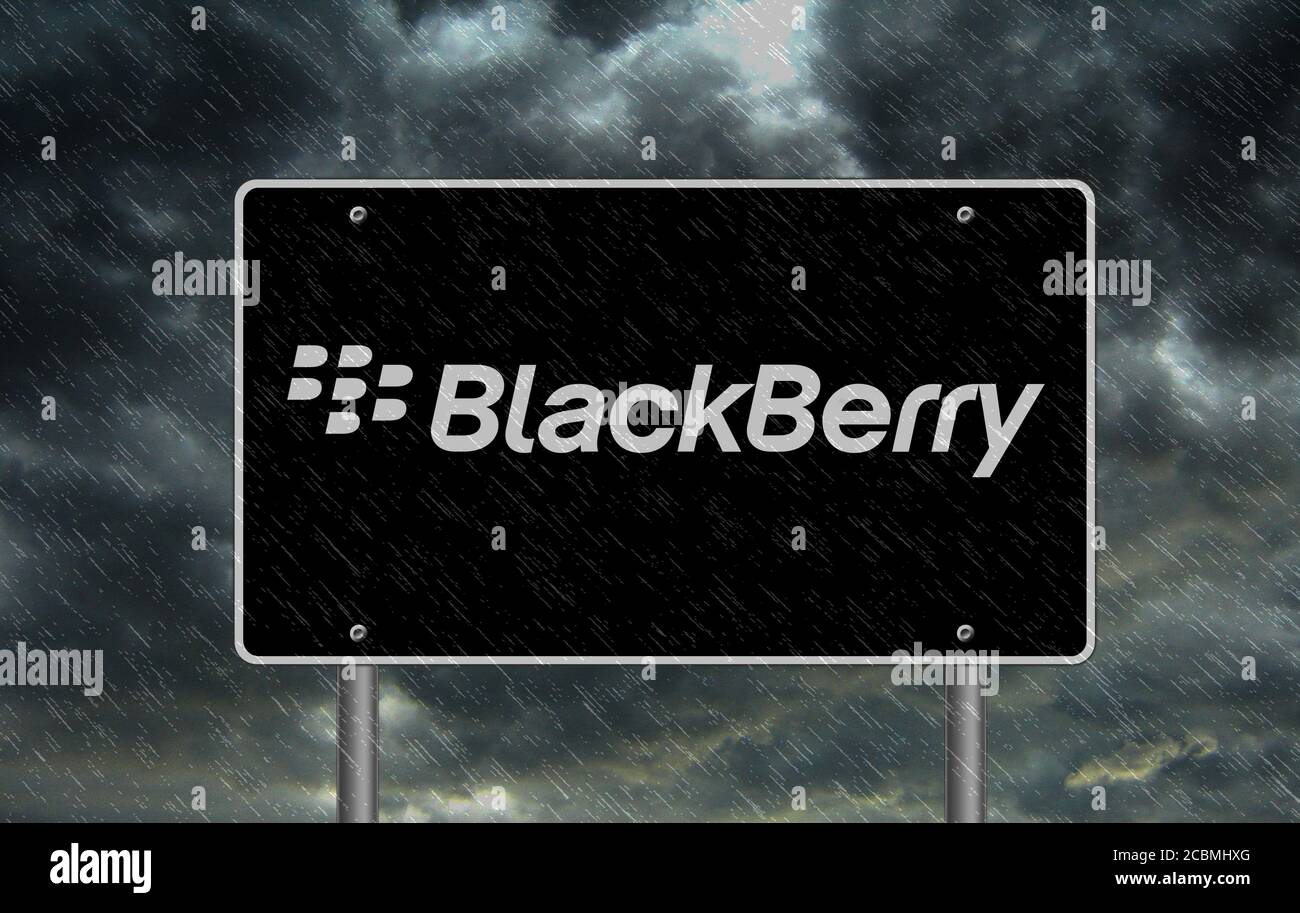 Blackberry Stock Photo