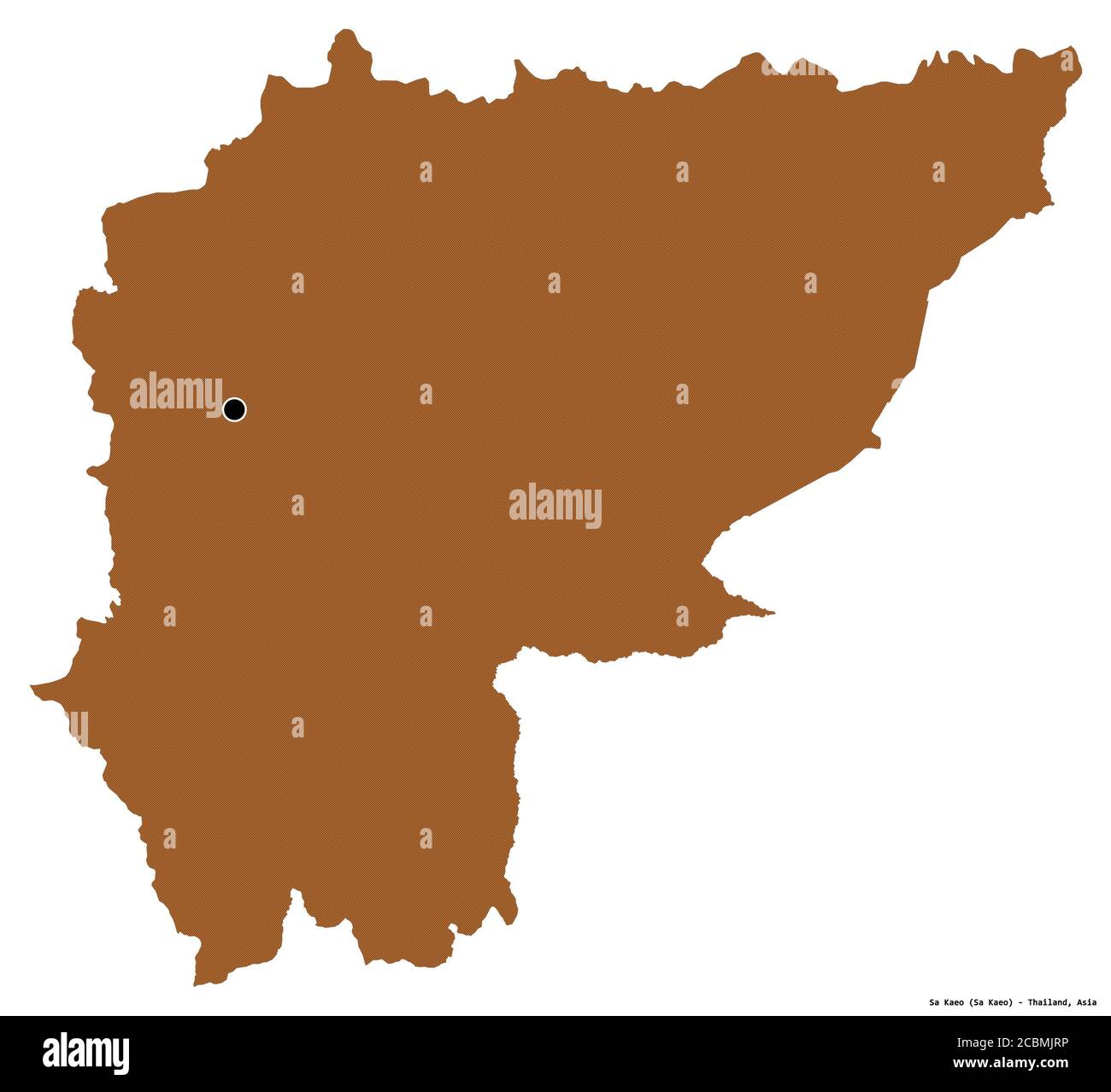 Sa Kaeo Thailand Map Shape Of Sa Kaeo, Province Of Thailand, With Its Capital Isolated On White  Background. Composition Of Patterned Textures. 3D Rendering Stock Photo -  Alamy