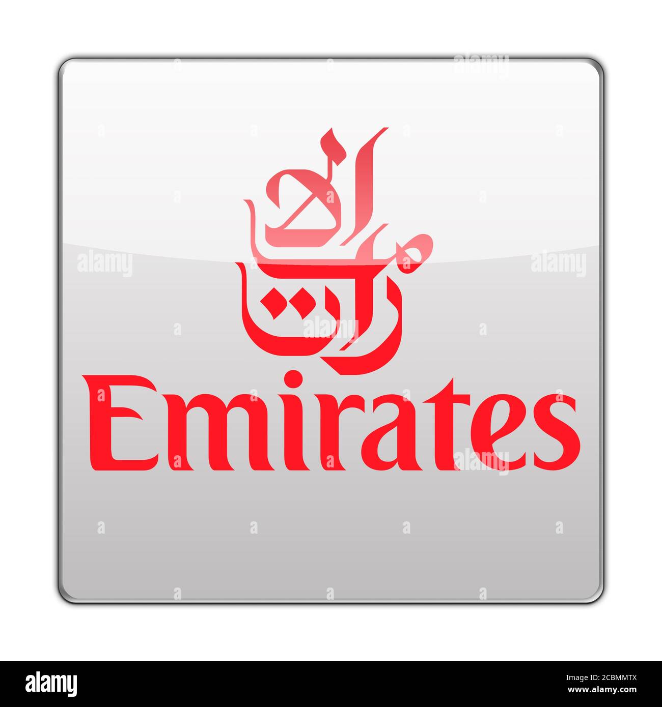 Emirates Airline icon Stock Photo
