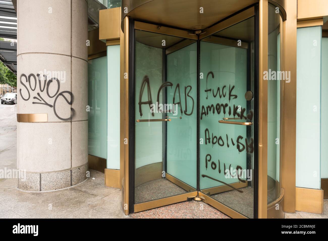 Seattle, USA May 31, 2020 Early in the morning looting and vandalism
