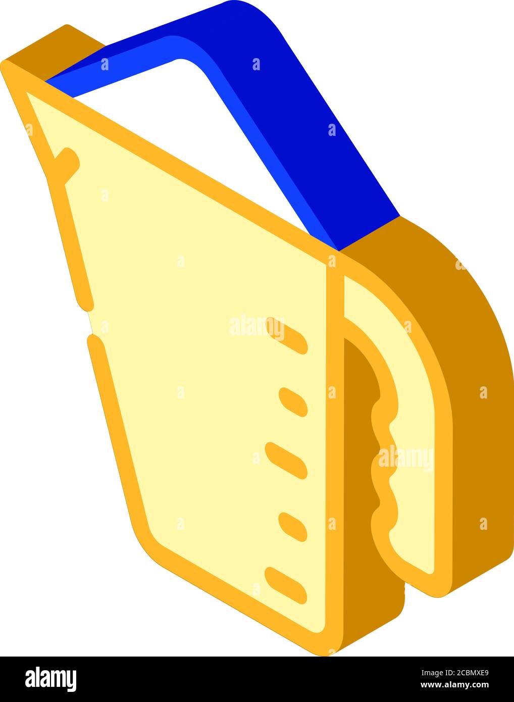 measuring cup with powder isometric icon vector illustration Stock ...