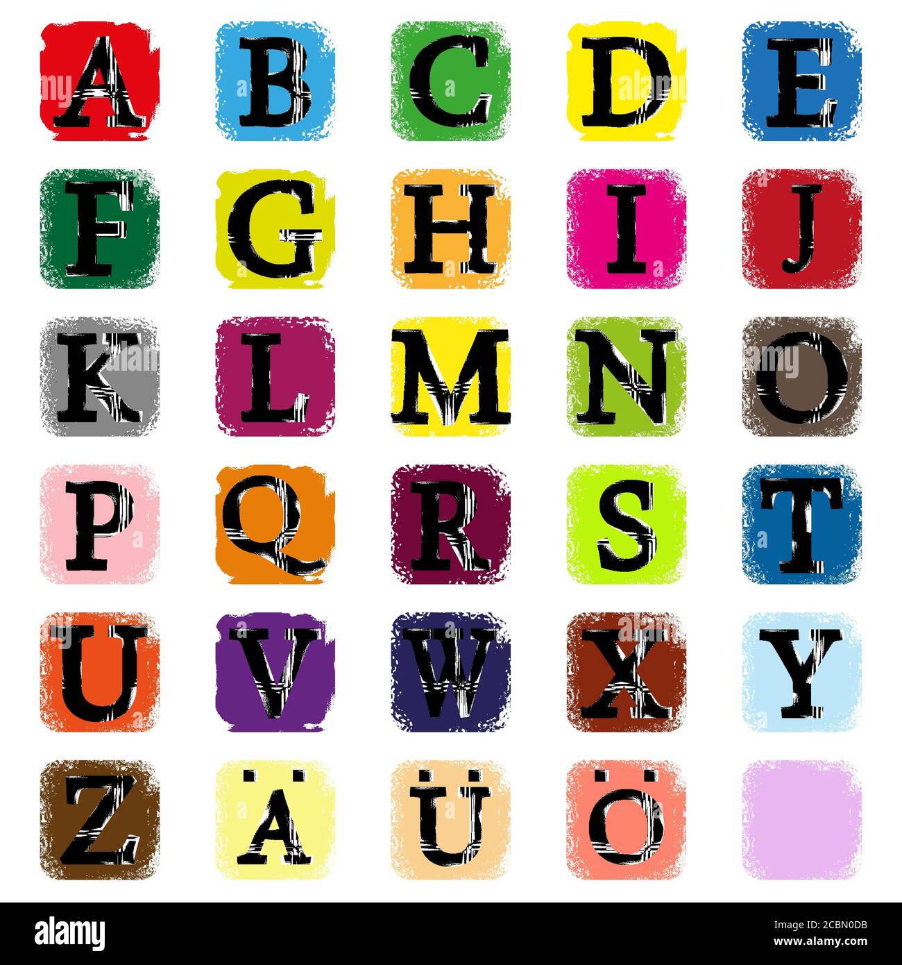 Alphabet clipart - letter blocks clip art, letterblocks clipart, wooden  blocks, alphabet blocks, colorful, for personal or commercial use