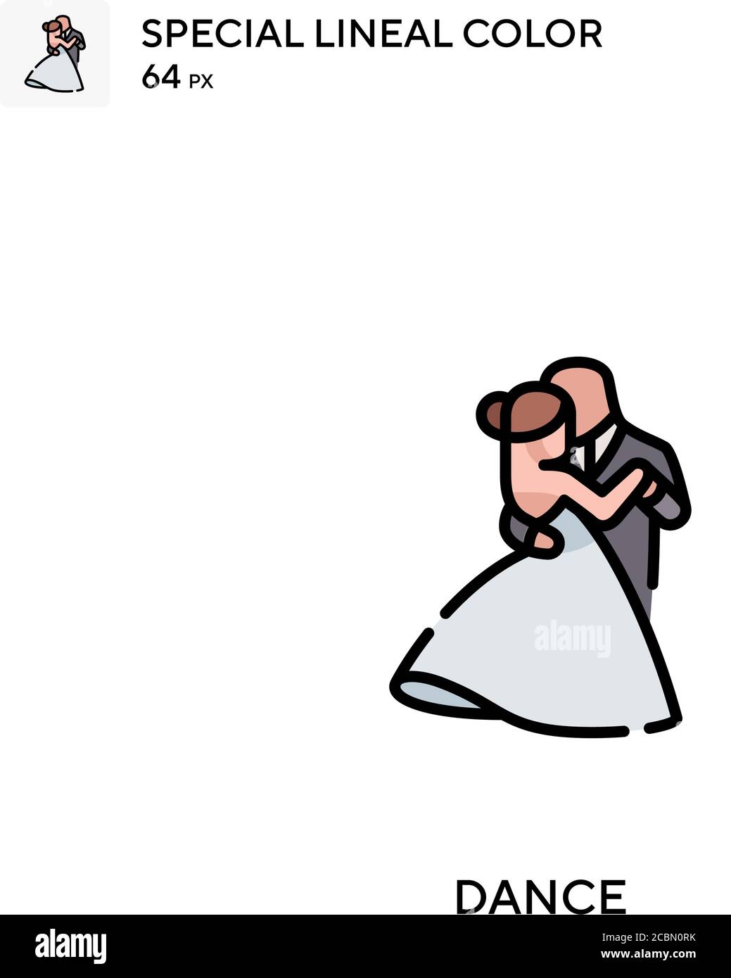 Dance Special lineal color vector icon. Dance icons for your business ...
