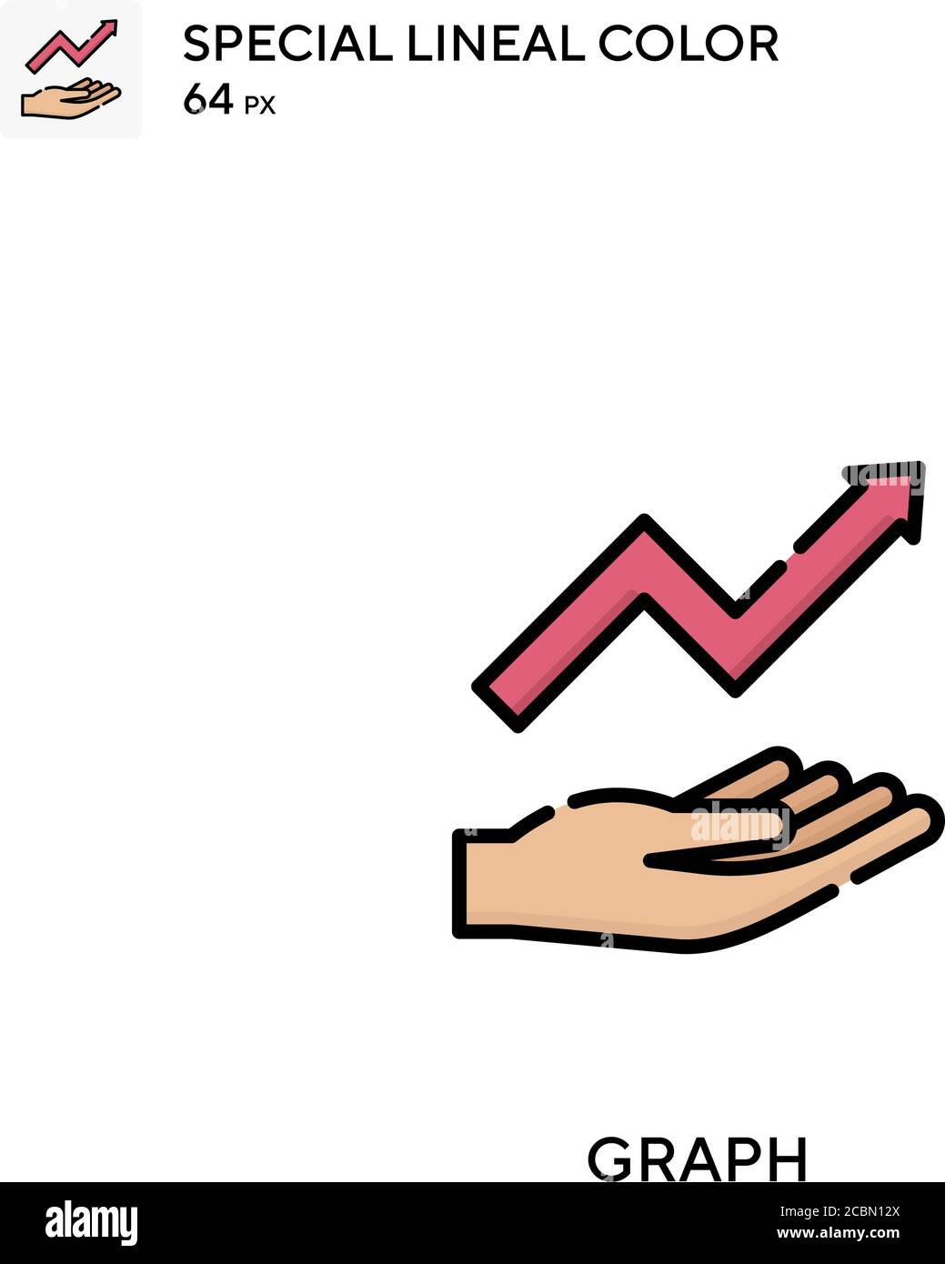 Graph Special lineal color vector icon. Graph icons for your business ...