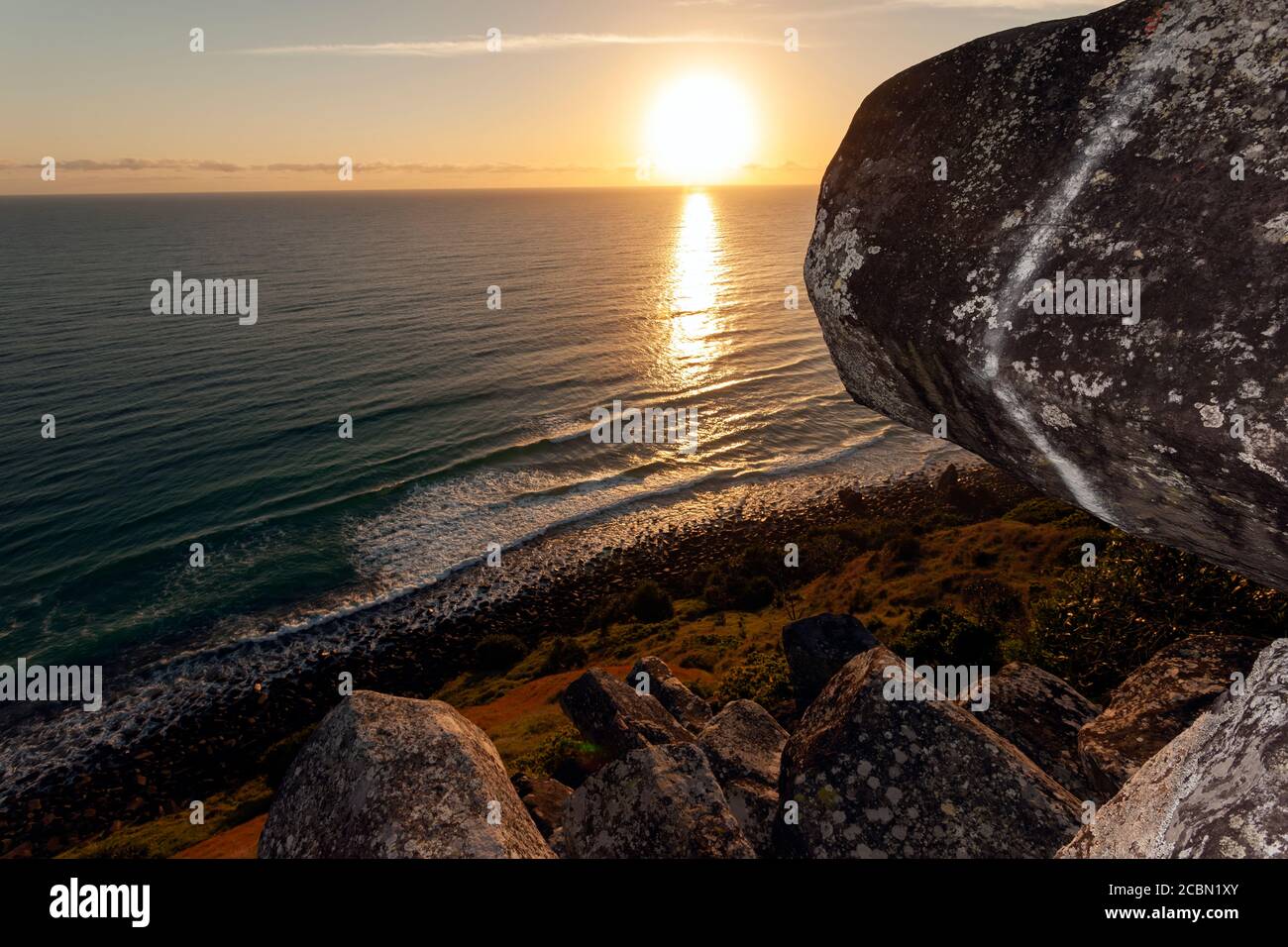 Beautiful sunrise over the sea in Australia Stock Photo - Alamy