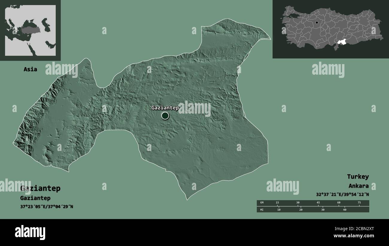 Gaziantep turkey map High Resolution Stock Photography and Images Alamy