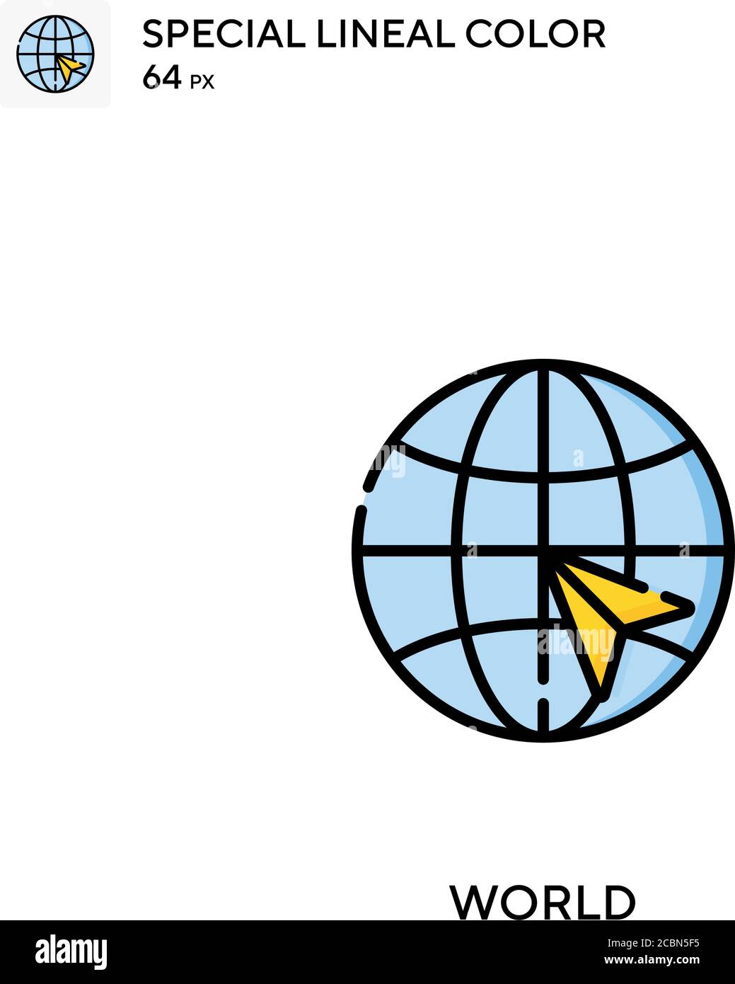 World Special lineal color vector icon. World icons for your business ...