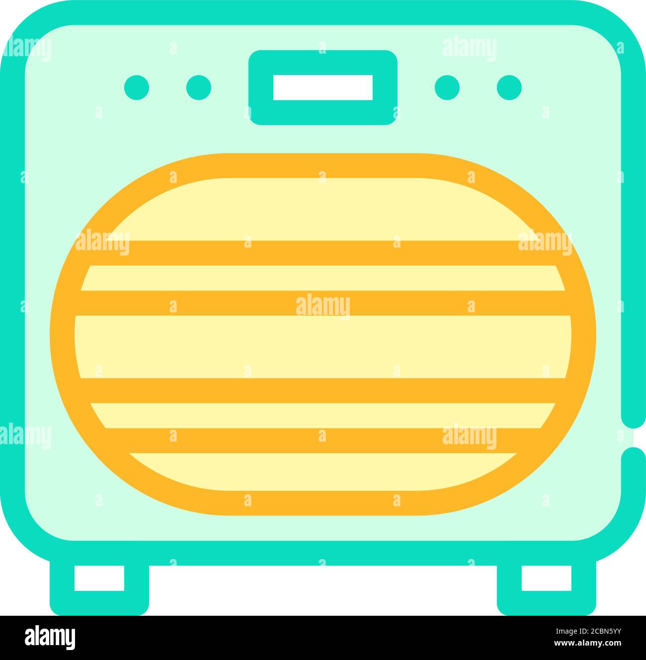 sanitation oven color icon vector isolated illustration Stock Vector ...