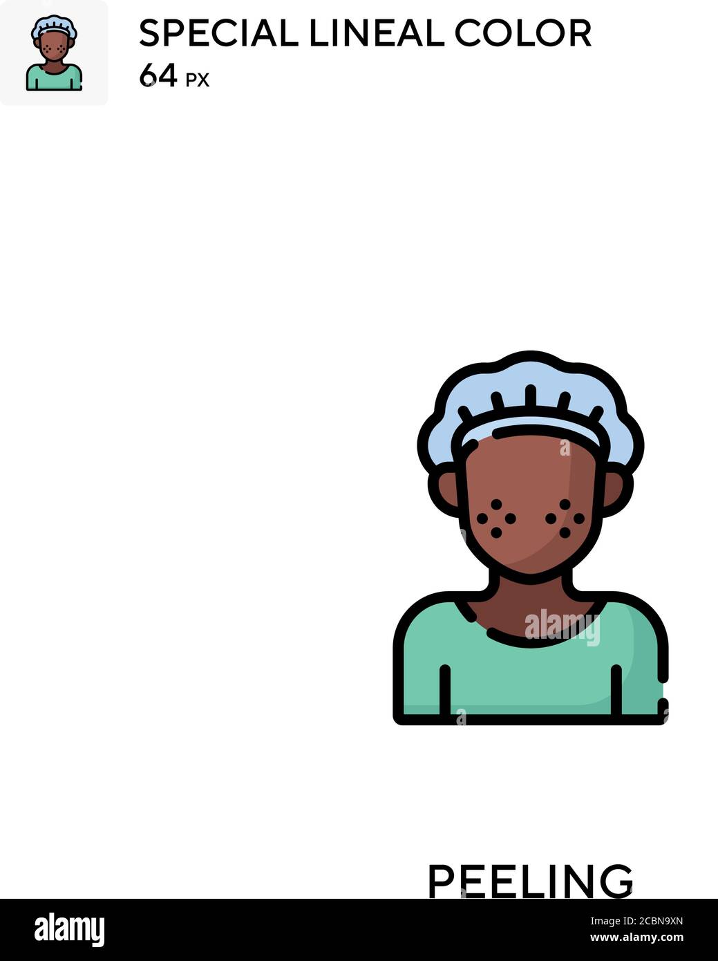 Peeling Special lineal color vector icon. Peeling icons for your ...