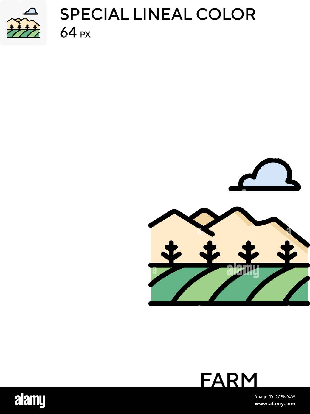 Farm Special lineal color vector icon. Farm icons for your business ...