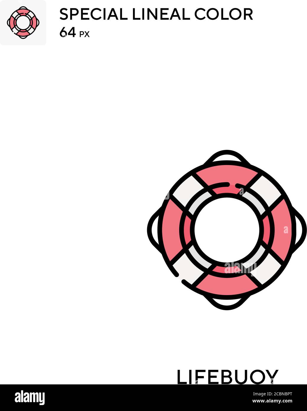 Lifebuoy Special lineal color vector icon. Lifebuoy icons for your ...