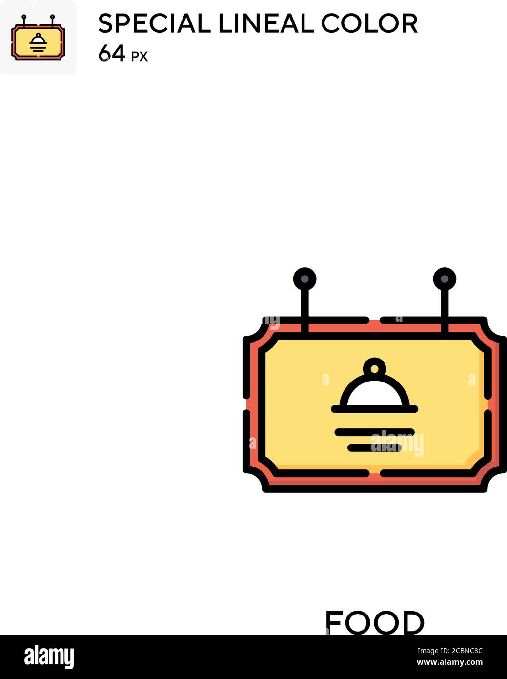 Food Special lineal color vector icon. Food icons for your business ...