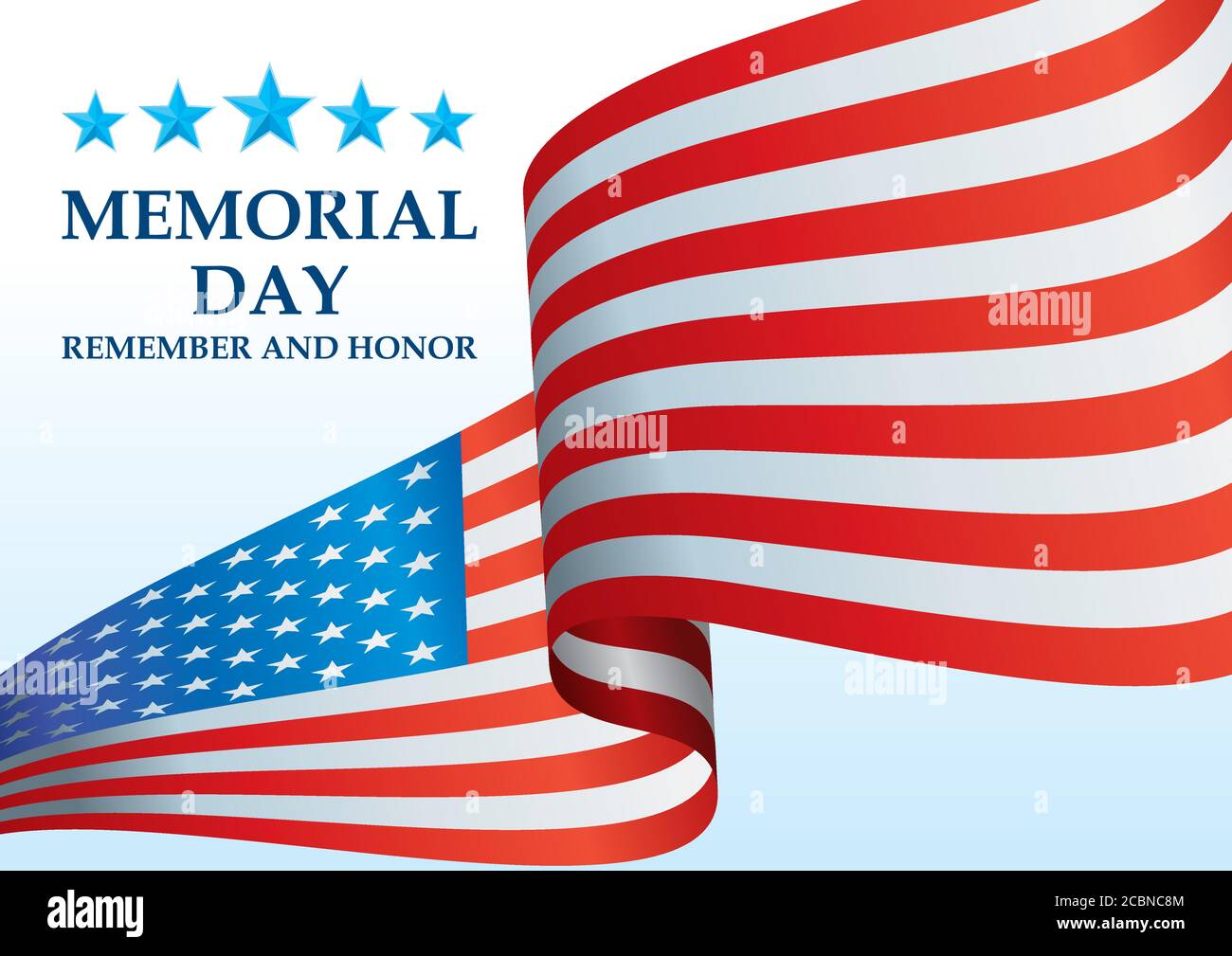 Memorial day, Flag of the United States. Remember and Honor, The ...