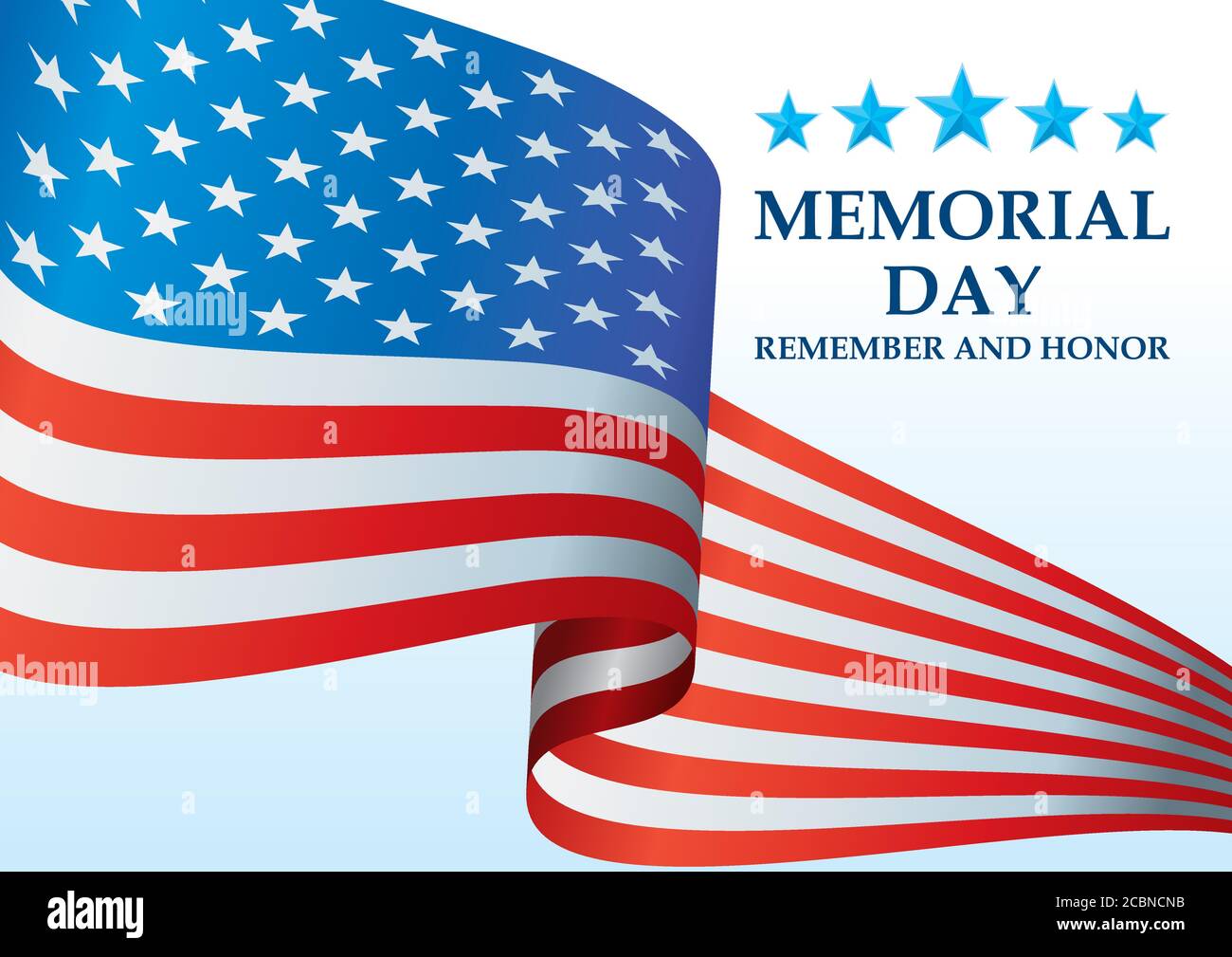 Memorial day, Flag of the United States. Remember and Honor, The ...