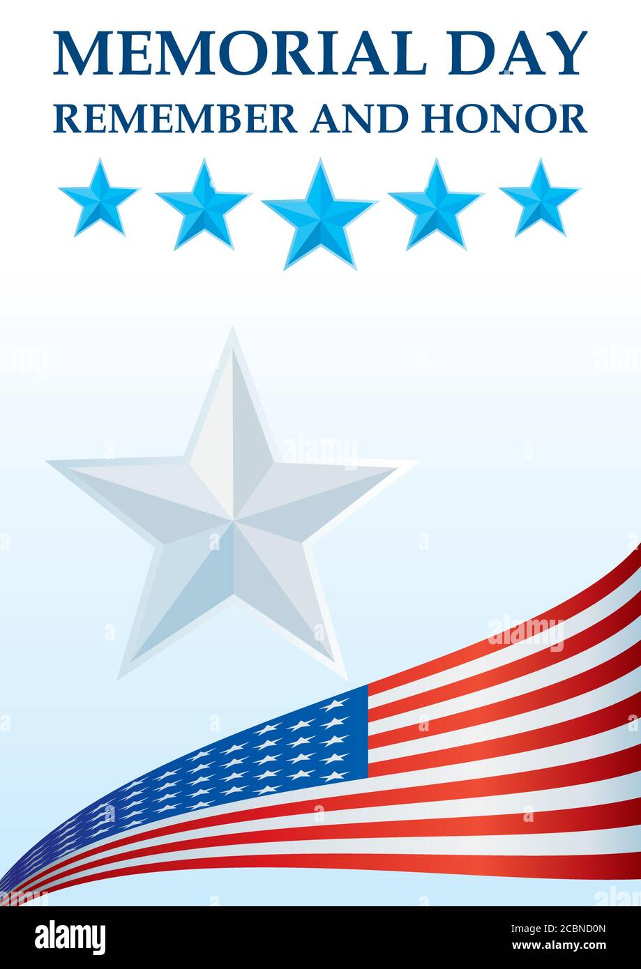 Memorial day, Flag of the United States. Remember and Honor, The ...