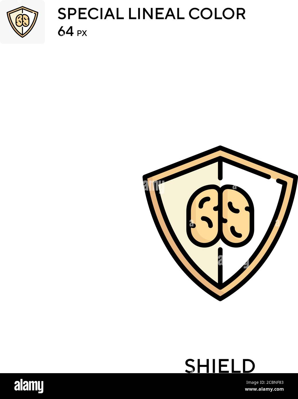 Shield Special lineal color vector icon. Shield icons for your business ...