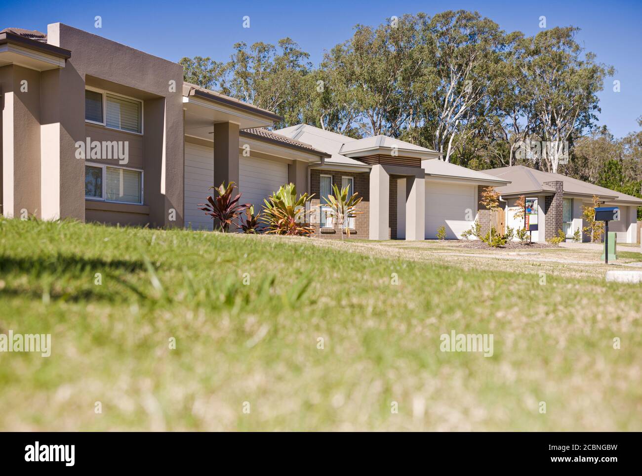 A modern and luxury house exterior view Stock Photo - Alamy