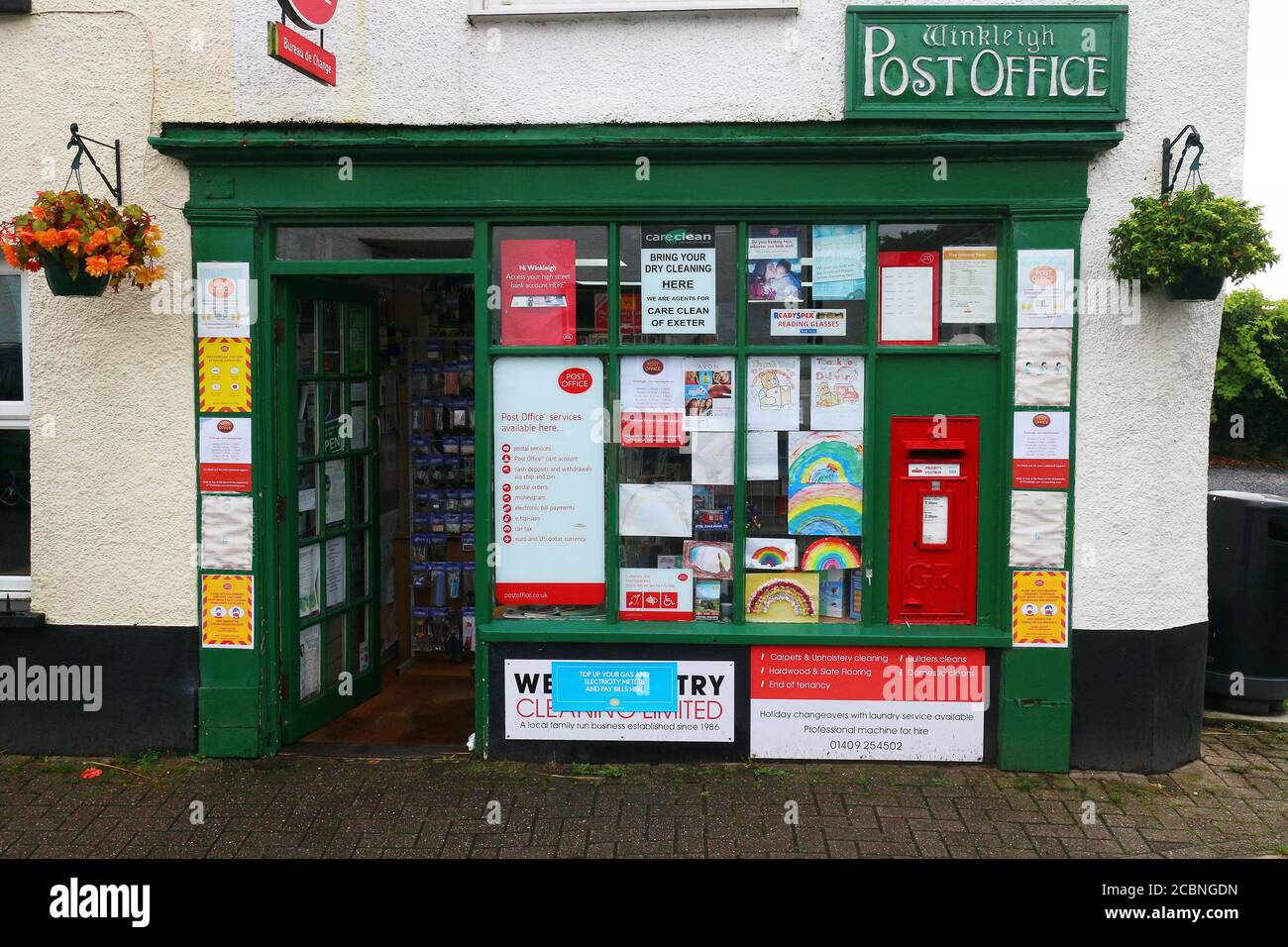 Village Post Office in Winkleigh, Devon, UK Stock Photo Alamy