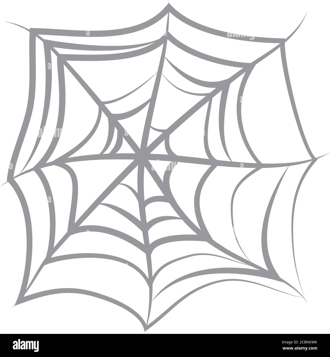 spider web icon on white background flat icon vector illustration Stock ...