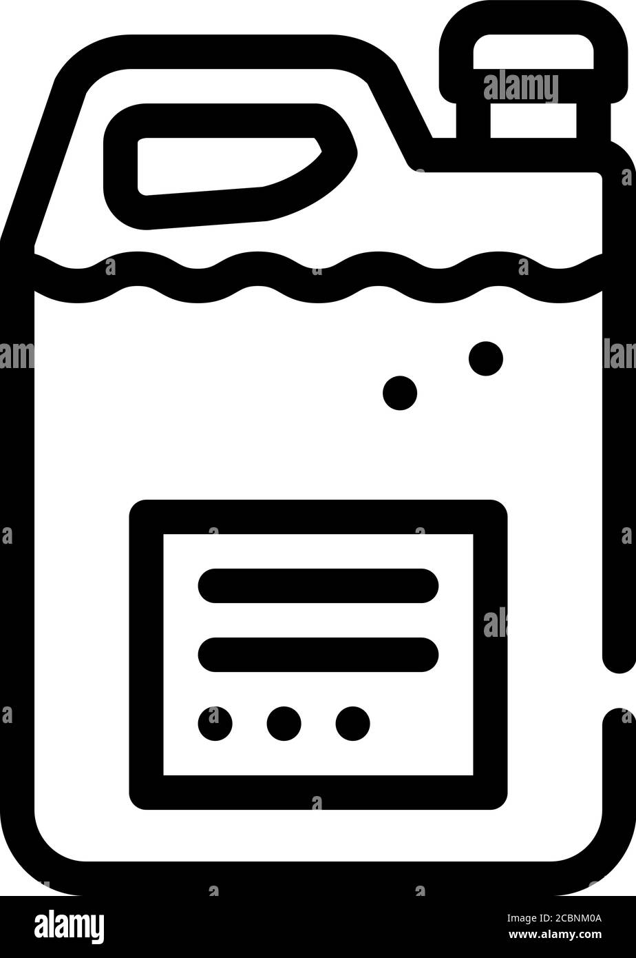 disinfectant liquid bottle line icon vector illustration Stock Vector ...