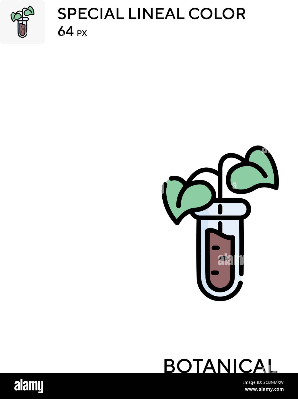 Botanical Special lineal color vector icon. Botanical icons for your ...