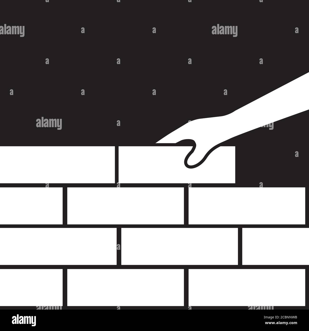 home construction- building icon Stock Vector
