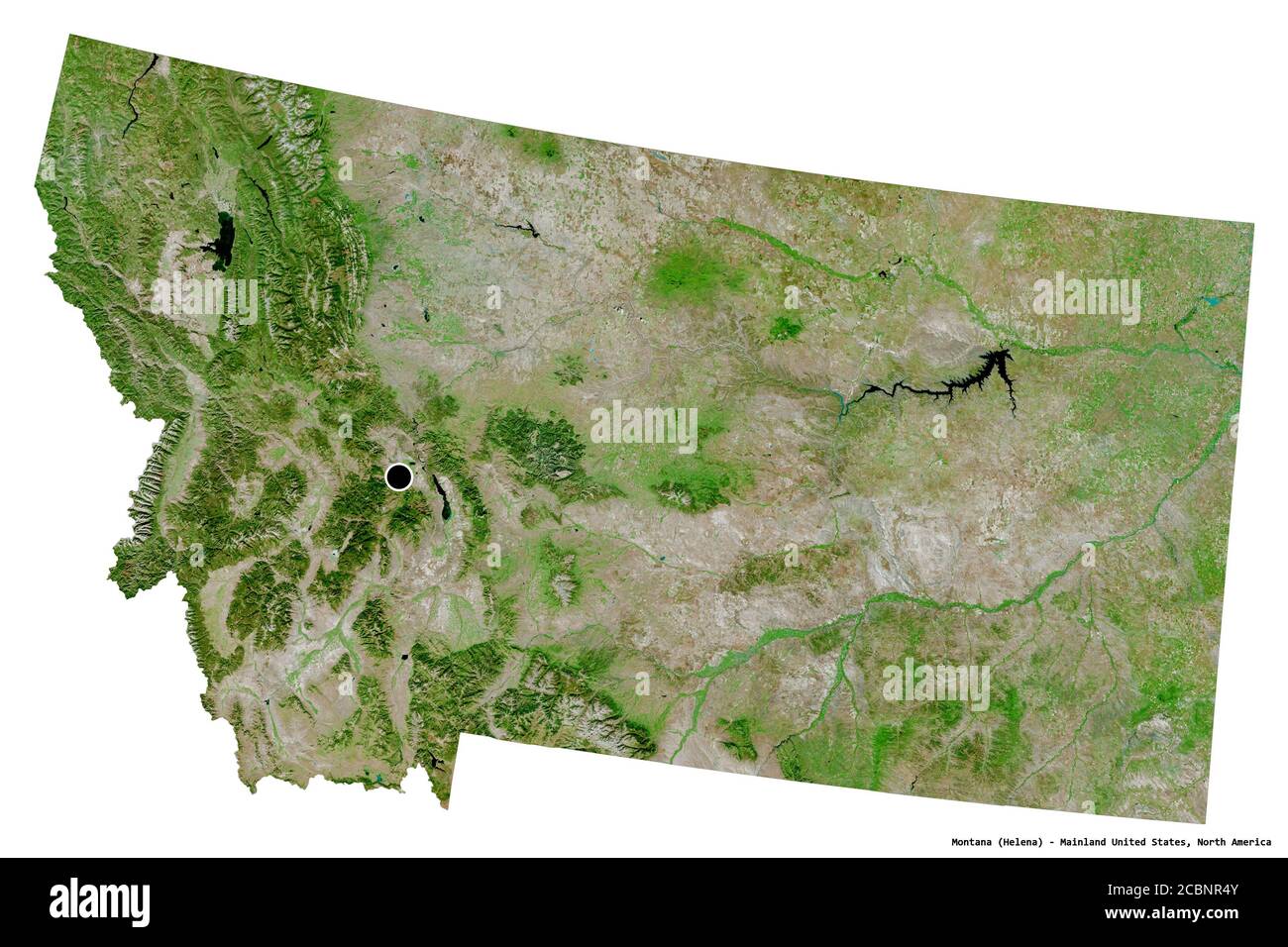 Satellite View Of Montana Map Satellite Geography Montana High Resolution Stock Photography And Images  - Alamy