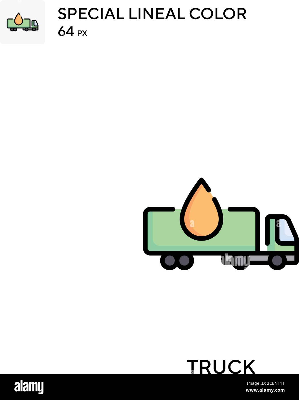 Truck Special lineal color vector icon. Truck icons for your business ...