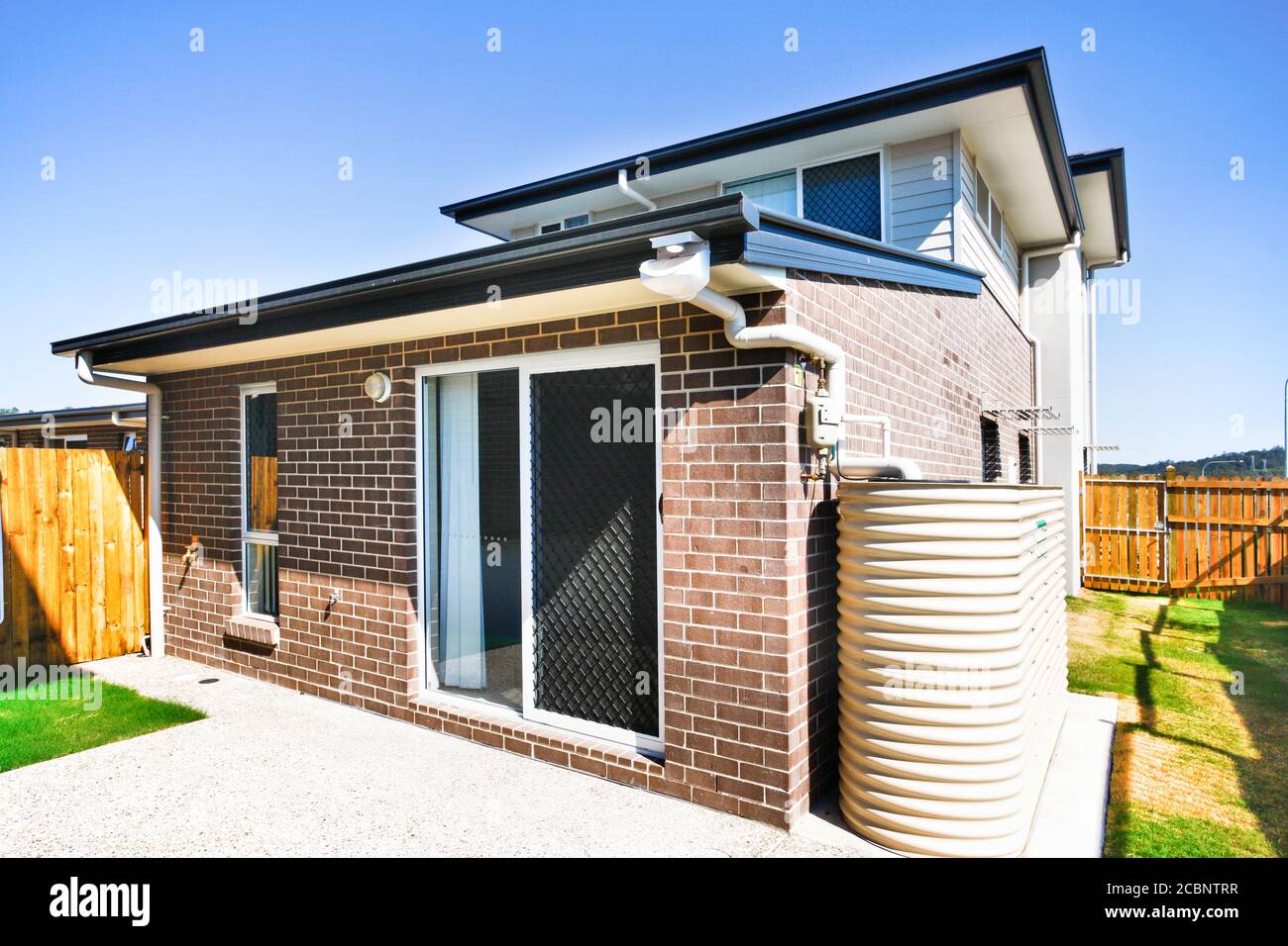 A modern and luxury house exterior view Stock Photo - Alamy