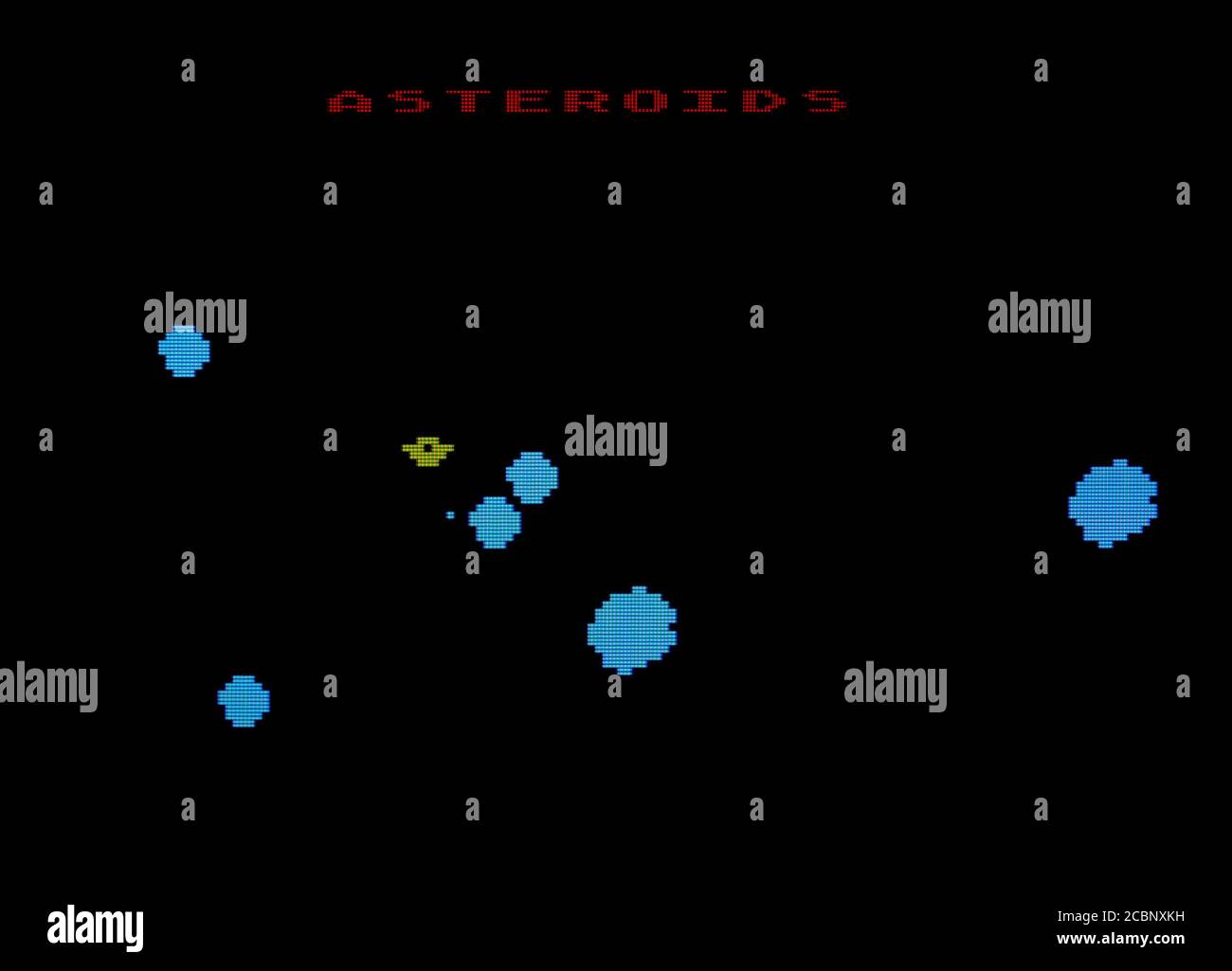 Asteroids - Atari 5200 - editorial use only Stock Photo