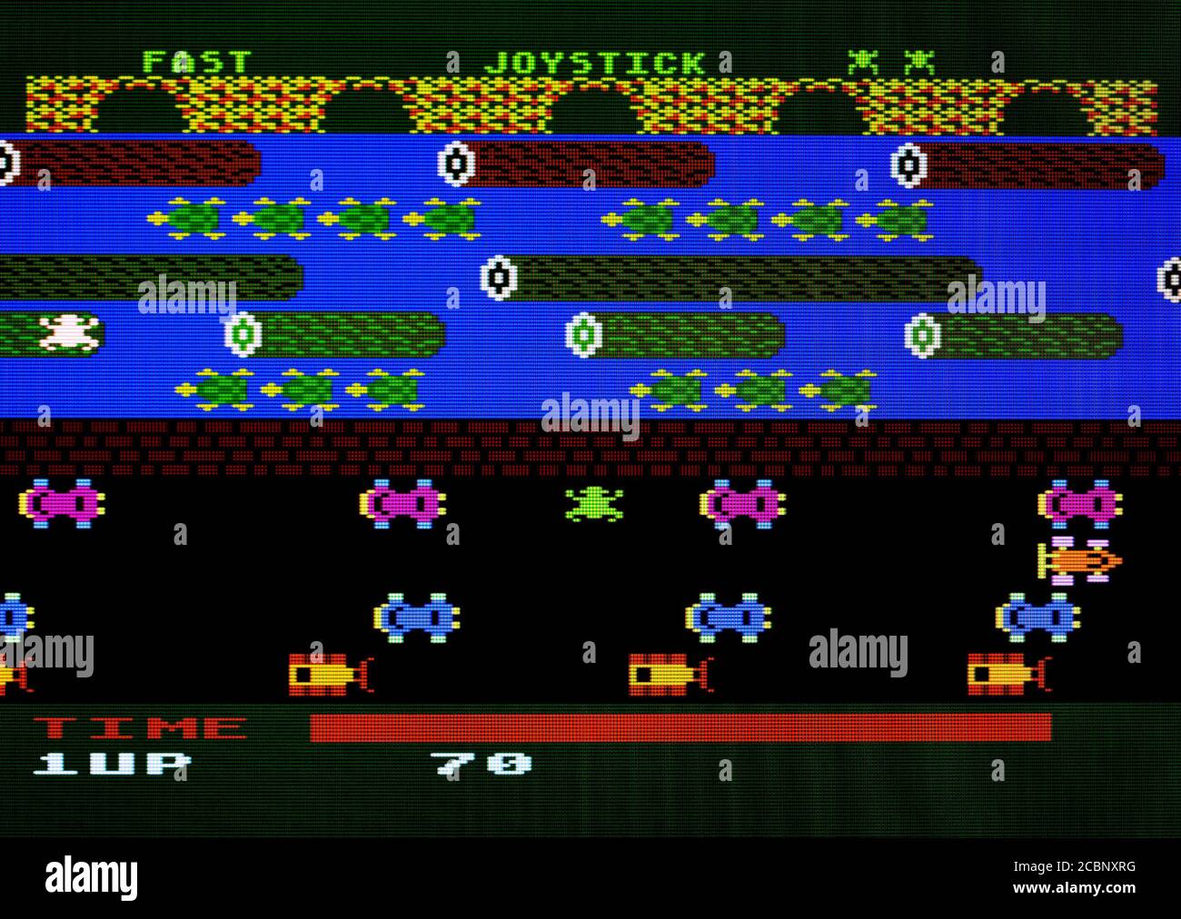 Frogger - Atari 5200 - editorial use only Stock Photo