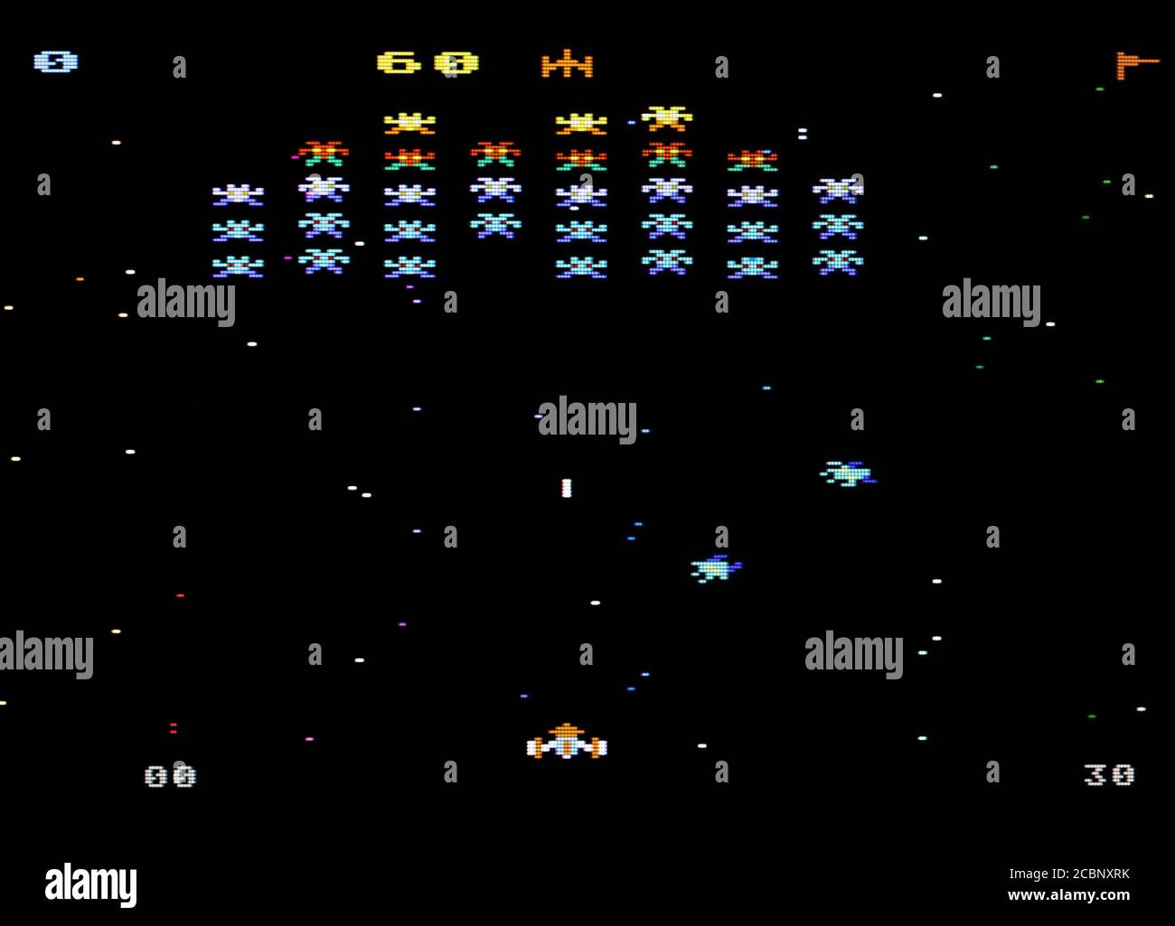 Galaxian - Atari 5200 - editorial use only Stock Photo
