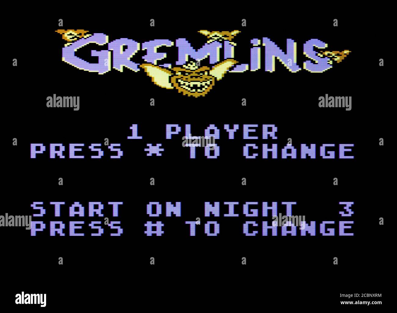 Gremlins - Atari 5200 - editorial use only Stock Photo