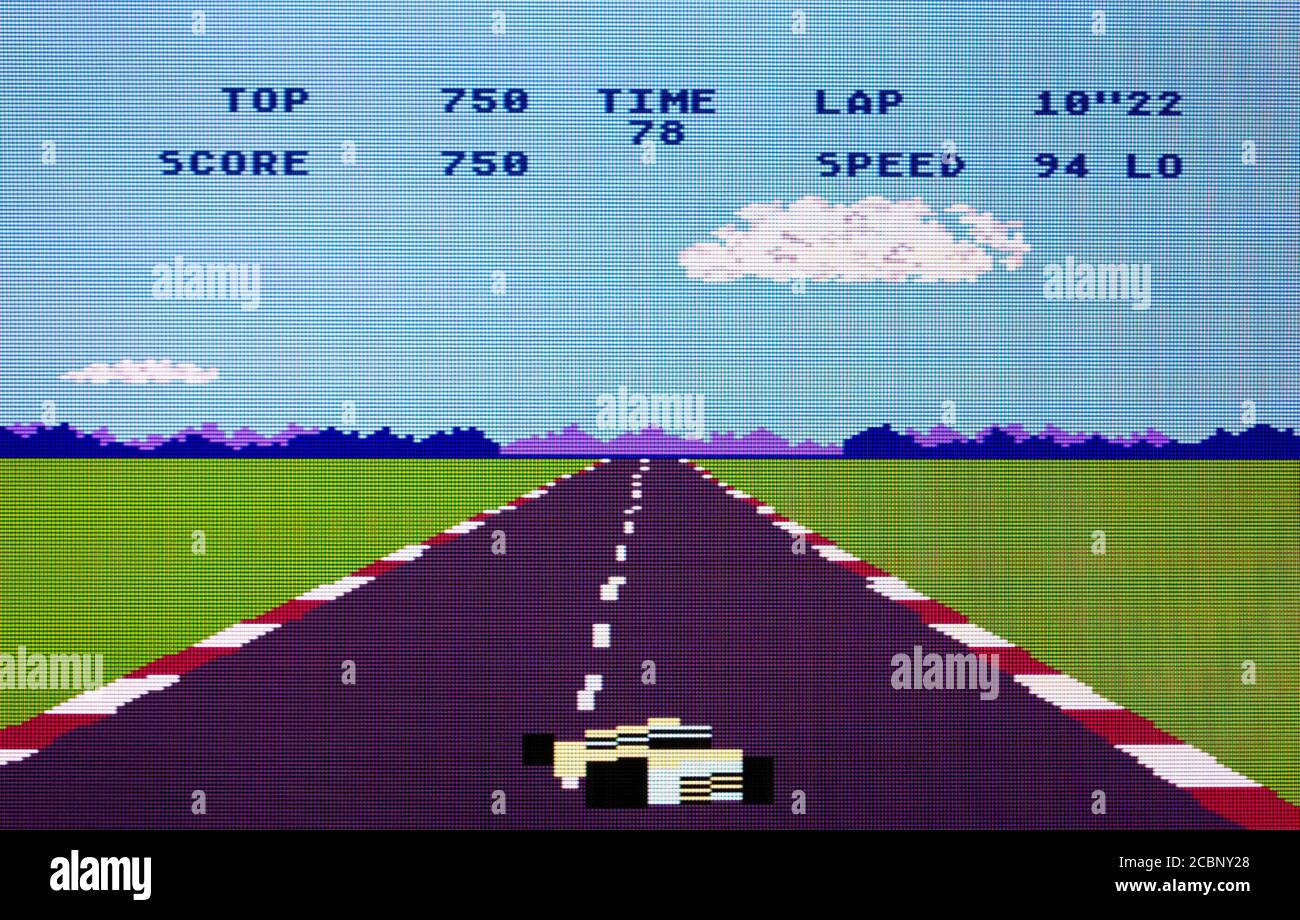 Pole Position - Atari 5200 - editorial use only Stock Photo