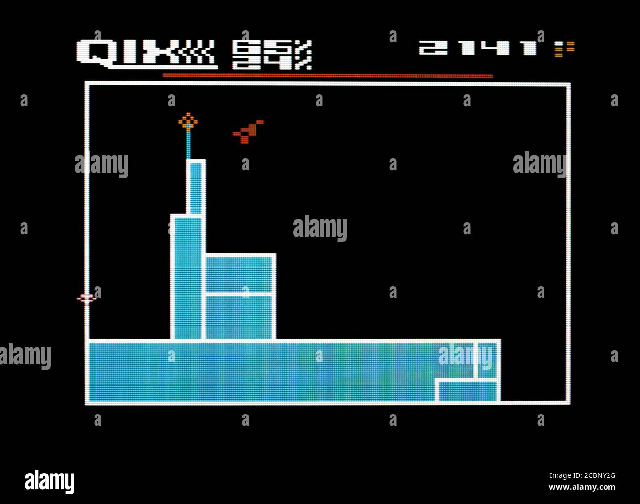Qix - Atari 5200 - editorial use only Stock Photo