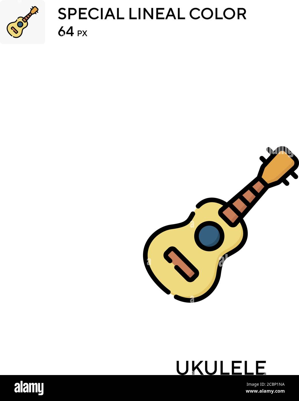 Ukulele Special lineal color vector icon. Ukulele icons for your business  project Stock Vector Image & Art - Alamy