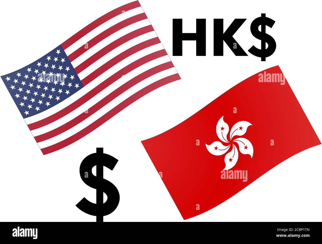 Currency rate hong kong Stock Vector Images - Alamy