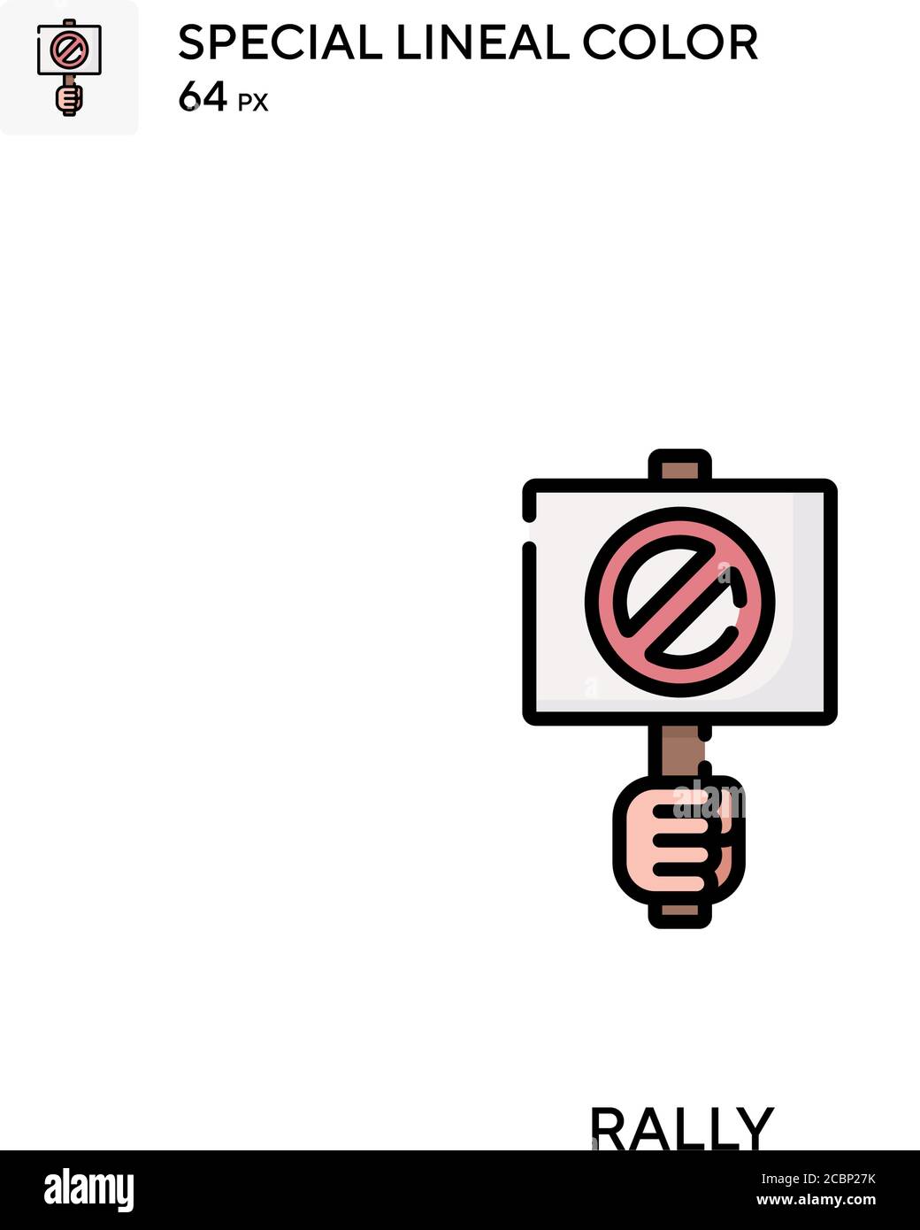 Rally Special lineal color vector icon. Rally icons for your business ...