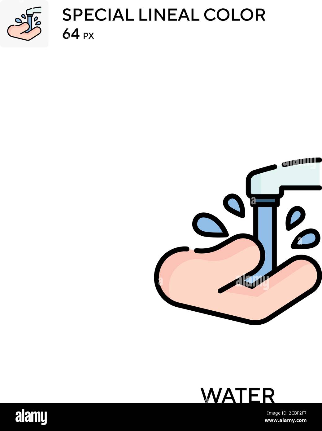 Water Special lineal color vector icon. Water icons for your business ...