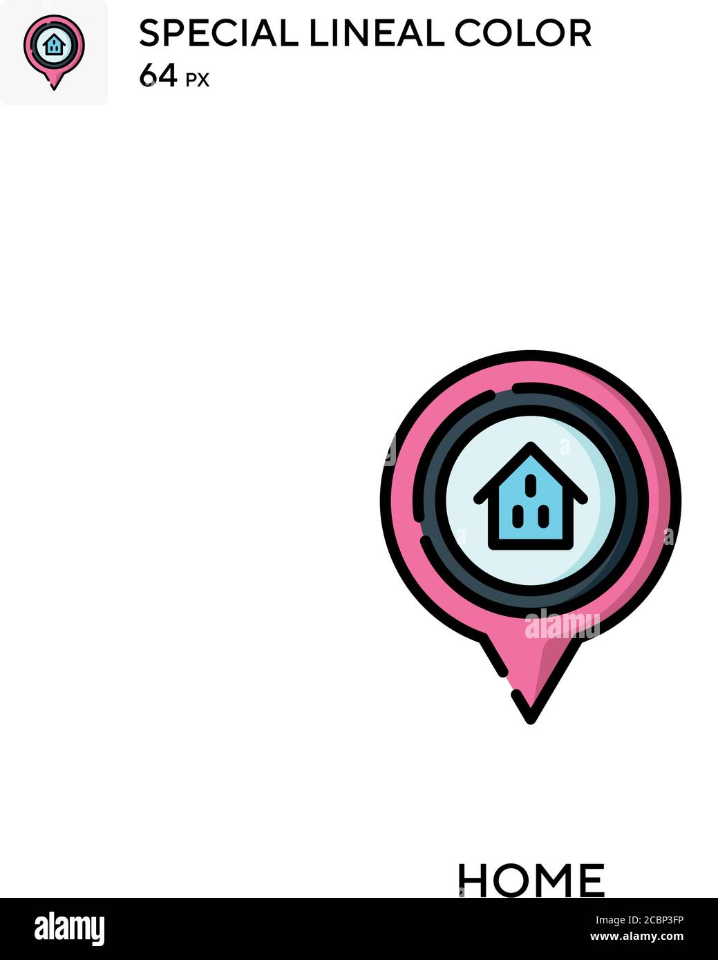 Home Special lineal color vector icon. Home icons for your business ...