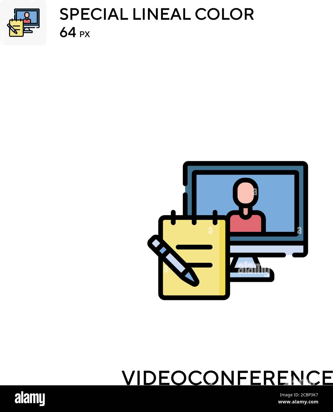 Videoconference vector vectors hi-res stock photography and images - Alamy